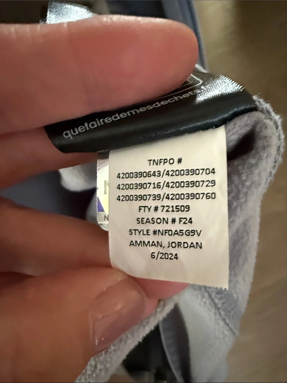 The North Face lightweight knit